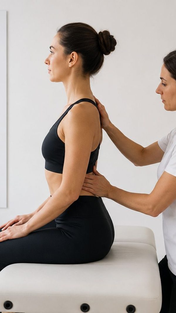 Reeducação postural em estúdio